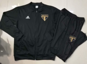 2018-19 Sao Paulo Black Training Kits Jacket and Pants