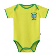 2022 FIFA World Cup Brazil Home Infant Soccer Jersey Little Baby Kit