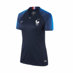 2 Stars 2018 World Cup France Women Home Soccer Jersey Shirt