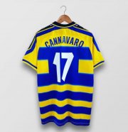 1999-2000 Parma Calcio 1913 Retro Home Soccer Jersey Shirt Cannavaro #17