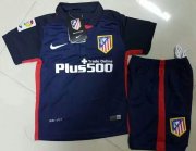 Kids Atletico Madrid 2015-16 Away Soccer Shirt With Shorts