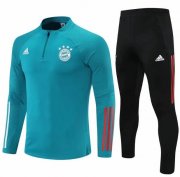 2021-22 Bayern Munich Green Training Kits Sweatshirt with pants