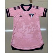 2020-21 Sao Paulo Women Pink Soccer Jersey Shirt