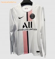 2021-22 PSG Long Sleeve Away Soccer Jersey Shirt Player Version