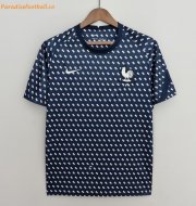 2022-23 France Black Pre-Match Training Shirt