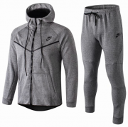 2019 Tech Fleece Grey Training Kits Hoodie Jacket + Pants