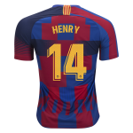 FC Barcelona "What the Barca" 18/19 Home Soccer Jersey Shirt Thierry Henry #14