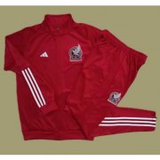 2022 FIFA World Cup Mexico Red Training Kits Jacket with Pants