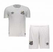 2019-20 Kids Santos FC Home Soccer Shirt With Shorts