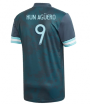 2020 Argentina Away Soccer Jersey Shirt Sergio Kun Aguero 9