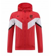 2022-23 Atletico Madrid Red White Hoodie Windbreaker Jacket