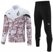 2022-23 AC Milan White Red Training Kits Jacket with Pants