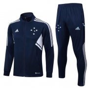 2022-23 Cruzeiro Royal Blue Training Kits Jacket with Pants