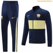 2021-22 UNAM Navy Gold Training Kits Jacket with Pants