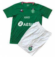 Kids Saint-Etienne 2019-20 Home Soccer Shirt with Shorts