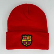 Barcelona Red Soccer Knitted Hat