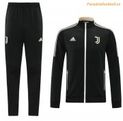 2021-22 Juventus Black Training Kits Jacket with Pants