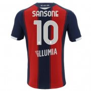 2020-21 Bologna Home Soccer Jersey Shirt NICOLA SANSONE 10