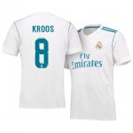2017-18 Real Madrid #8 Toni Kroos Home Soccer Jersey