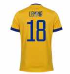 2017-18 Juventus Lemina #18 Away Soccer Jersey