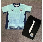 Kids Newcastle United 2022-23 Blue Training Kits Shirt With Shorts