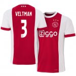 2017-18 Ajax #3 Joel Veltman Home Soccer Jersey