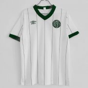 1984-86 Celtic Retro White Away Soccer Jersey Shirt