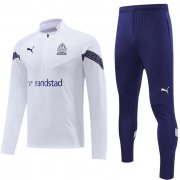 2022-23 Marseille White Training Kits Sweatshirt with Pants