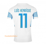 2021-22 Marseille Home Soccer Jersey Shirt with LUIS HENRIQUE 11 printing