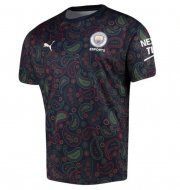 2020-21 Manchester City Black Green Training Shirt
