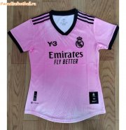 2021-22 Real Madrid Fourth Away 120th Anniversary Pink Women Soccer Jersey Shirt