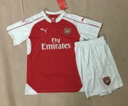 Kids Arsenal 2015-16 Home Soccer Shirt With Shorts