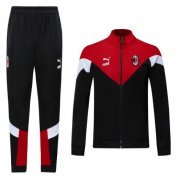 2020-21 AC Milan Black Red Training Suits Jacket and Trousers