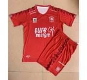 2020-21 FC Twente Kids Home Soccer Kits Shirt With Shorts