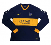 2019-20 Boca Juniors Long Sleeve Home Soccer Jersey Shirt