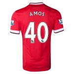 Manchester United 14/15 AMOS #40 Home Soccer Jersey