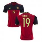2016 Belgium Dembele 19 Home Soccer Jersey