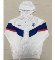 2022-23 Chelsea White Hoodie Windbreaker Jacket