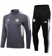2021-22 Algeria Grey Training Kits Sweatshirt with Pants
