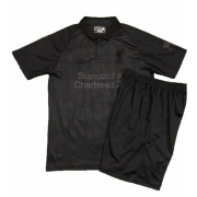 Kids Liverpool 2018-19 Blackout Soccer Shirt With Shorts