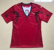 2006 Italy Retro Red Goalkeeper Soccer Jersey Shirt