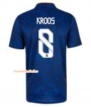 2021-22 Real Madrid Away Soccer Jersey Shirt with Kroos 8 printing