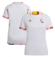 2022 FIFA World Cup Belgium Women Away Soccer Jersey Shirt