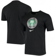 2020 Nigeria Black Evergreen Crest T-Shirt