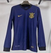 2021-22 SC Corinthians Long Sleeve Third Away Soccer Jersey Shirt Player Version