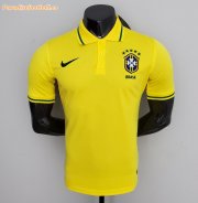 2022-23 Brazil Yellow Polo Shirt