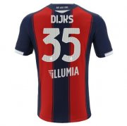 2020-21 Bologna Home Soccer Jersey Shirt MITCHELL DIJKS 35