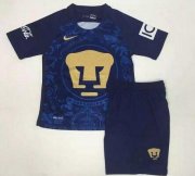 Kids UNAM 2016-17 Away Soccer Shirt With Shorts