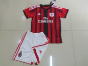 Kids AC Milan 14/15 Home Soccer Jersey(shirt+shorts)