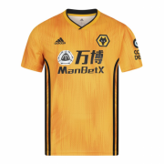 2019-20 Wolverhampton Wanderers Home Soccer Jersey Shirt
